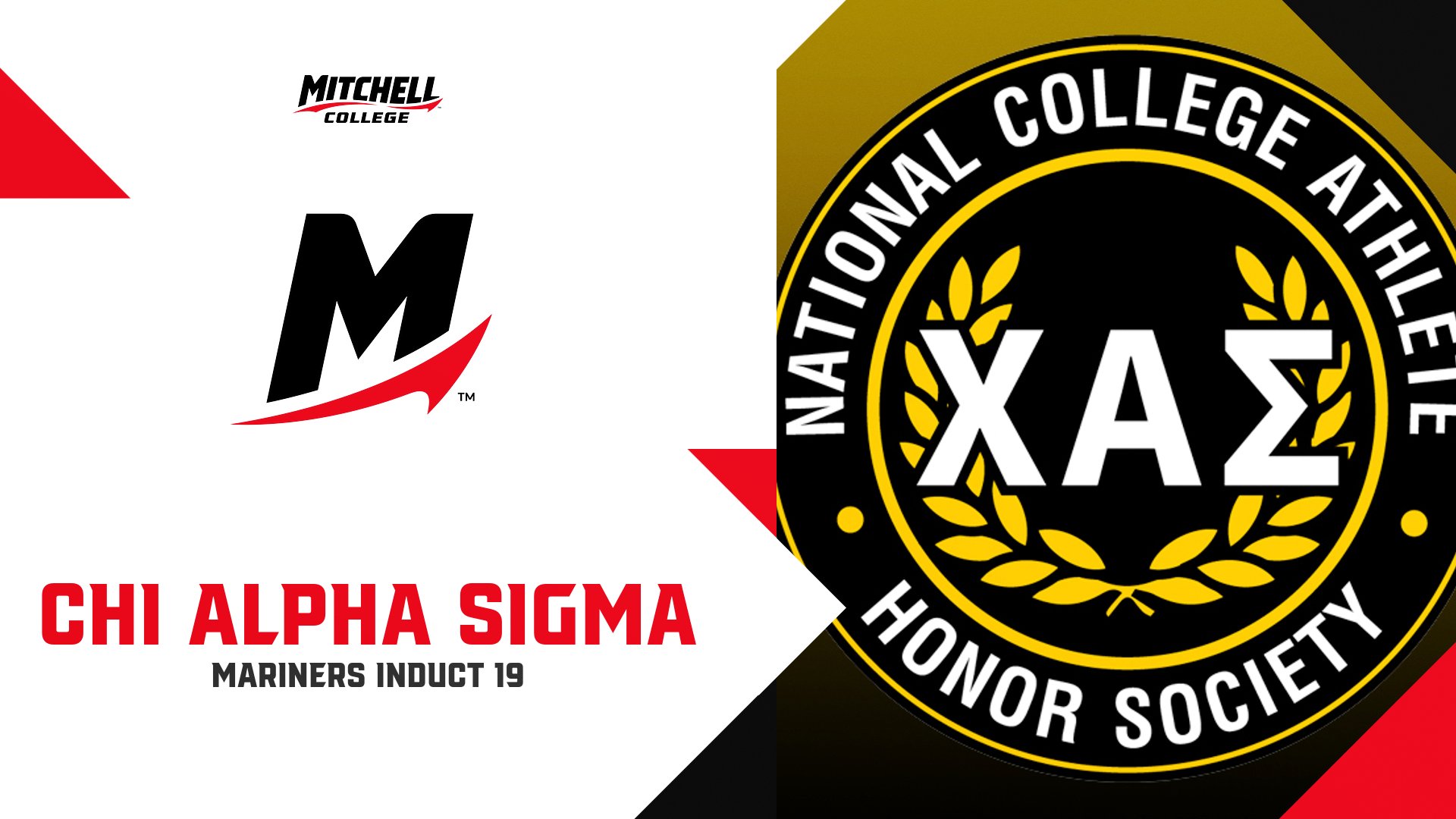 Mariners Induct 19 New Members into Chi Alpha Sigma
