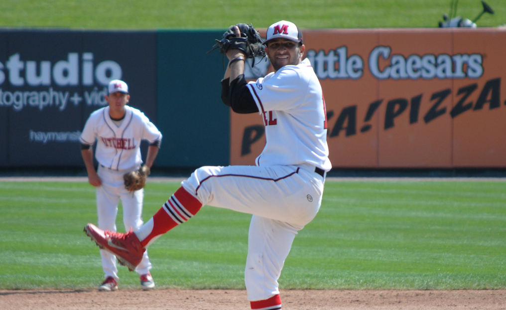 Baseball's Split at Lesley Secures NECC Top Spot