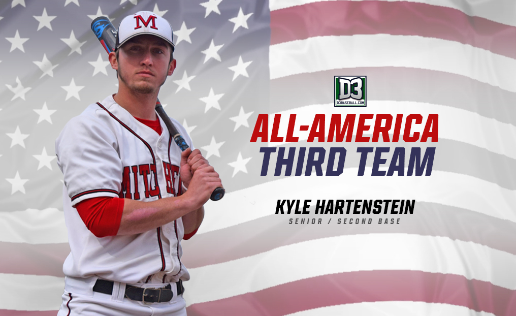 Hartenstein Tabbed All-American by D3Baseball.com