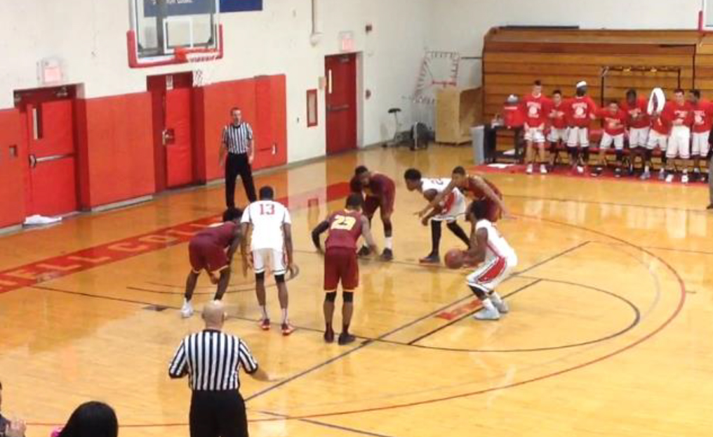 MBB Claims Win Over Regis in Final Seconds