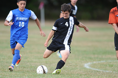 Elms Sinks Men's Soccer
