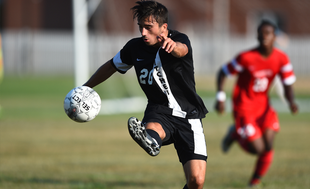 Men's Soccer Drops NECC Opener at Elms