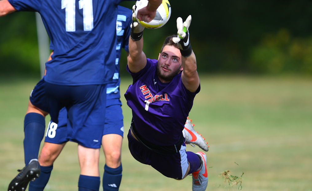 Men's Soccer Holds Off Suffolk for 2-1 Win