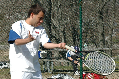 Men's Tennis Beats Newbury in Season Opener