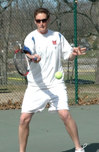 Mens Tennis Defeats Post and Remains Unbeaten