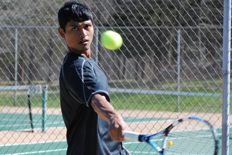 Men's Tennis Downs Becker 8-1