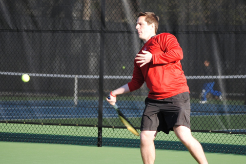 Men's Tennis Tops Wheelock 9-0