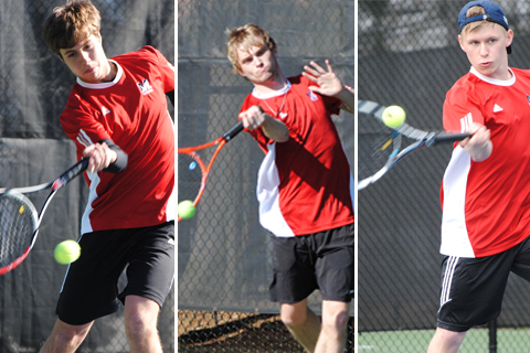Men's Tennis Trio Earns NECC Postseason Honors
