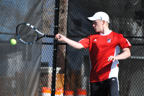 Men's Tennis Bounces Back with 9-0 Win vs. Lesley