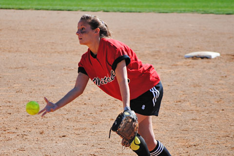 Softball Swept at Lesley