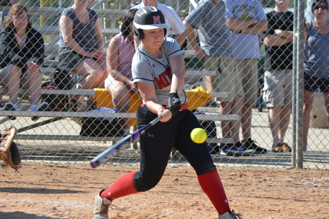 Softball Splits One-Run Games with Elms