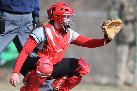 Softball Drops Two at Lesley