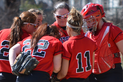 Softball Drops Two to Newbury