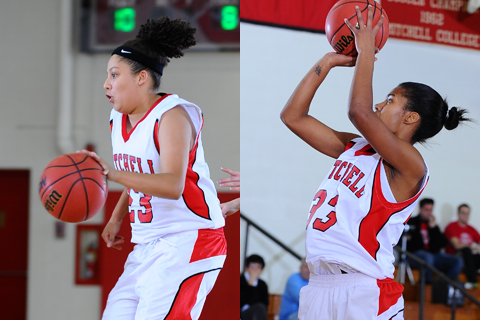 WBB's Iglesias, Harris Receive NECC Honors