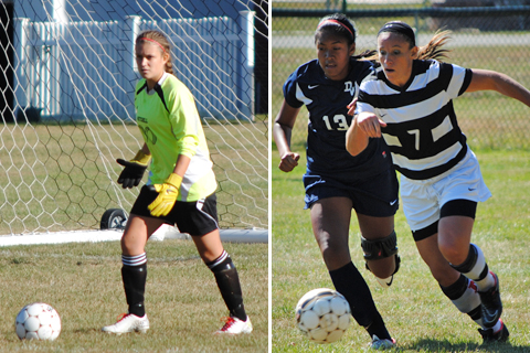 WSoccer Duo Nets NECC Honors