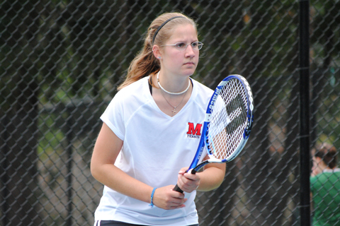 Women's Tennis Shuts Out Albertus Magnus, 9-0