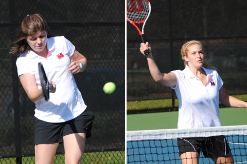 WTennis Duo Sweeps NECC Weekly Honors