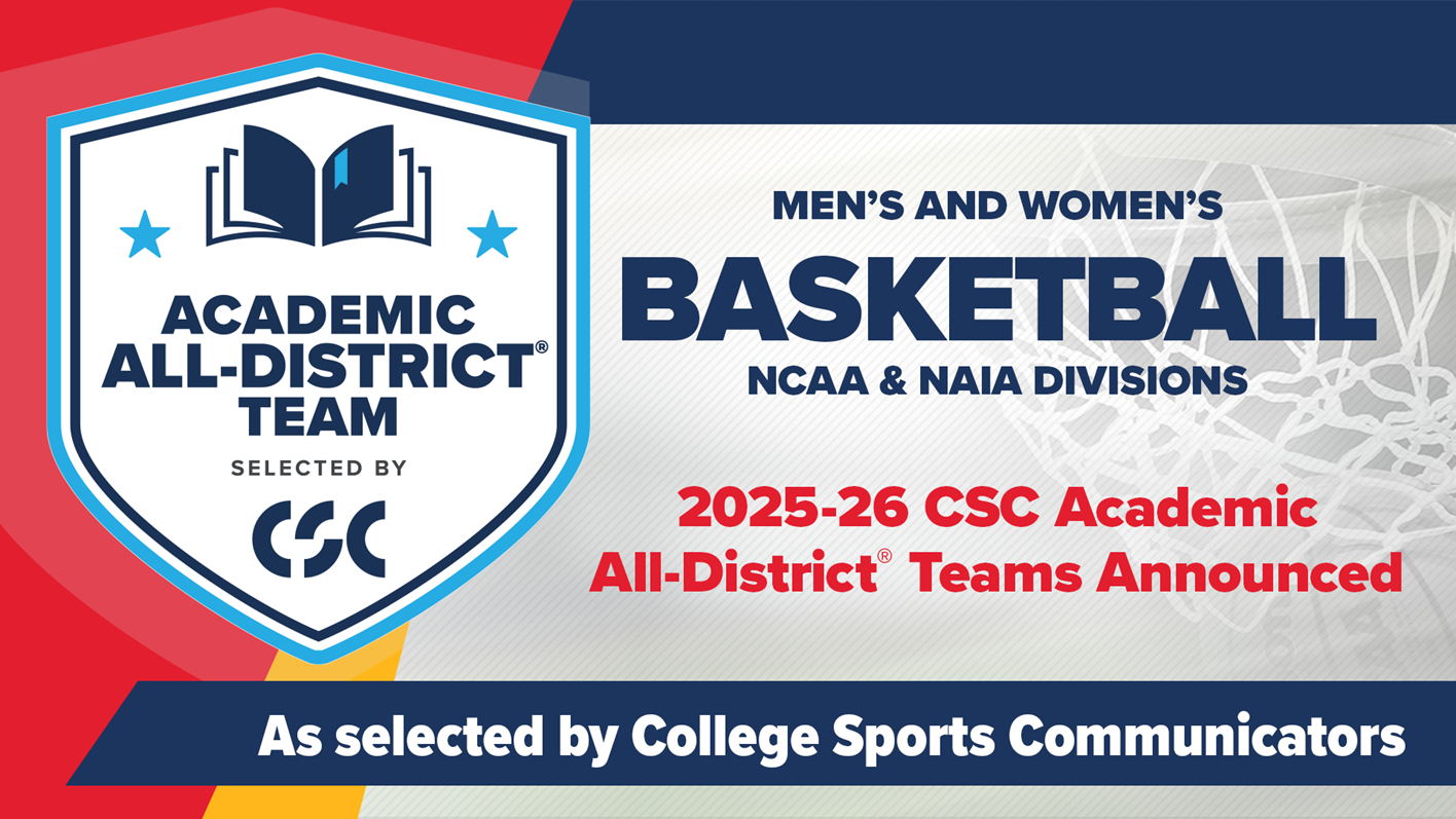 Three Men&rsquo;s Basketball Players Named to CSC Academic All-District Team