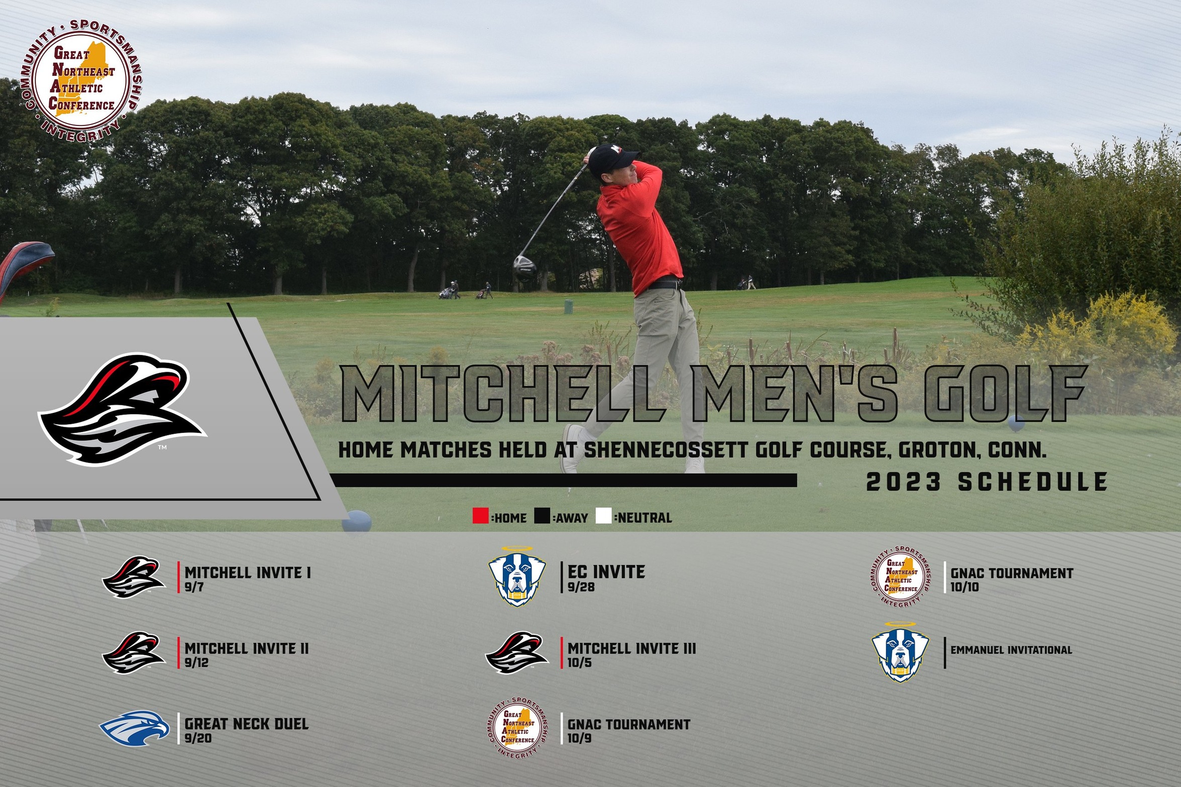 Men&rsquo;s Golf 2023 Schedule Announced