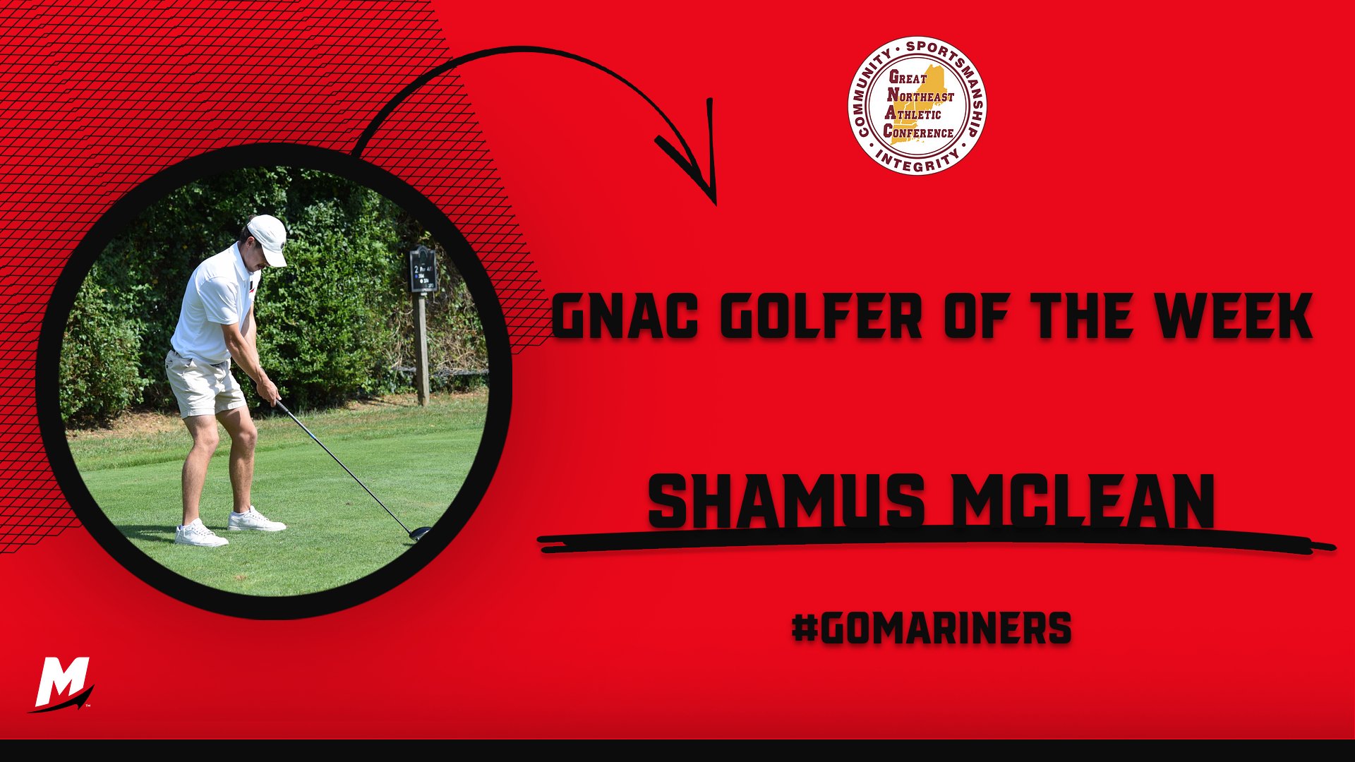 McLean Tabbed as GNAC Golfer of the Week