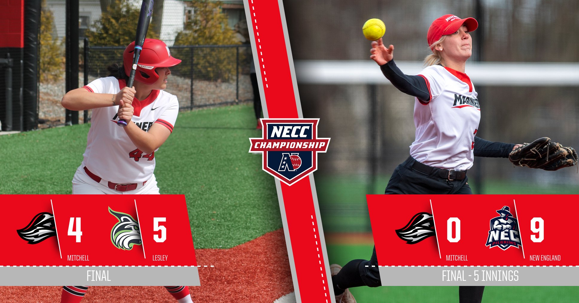 Softball Eliminated From NECC Championship