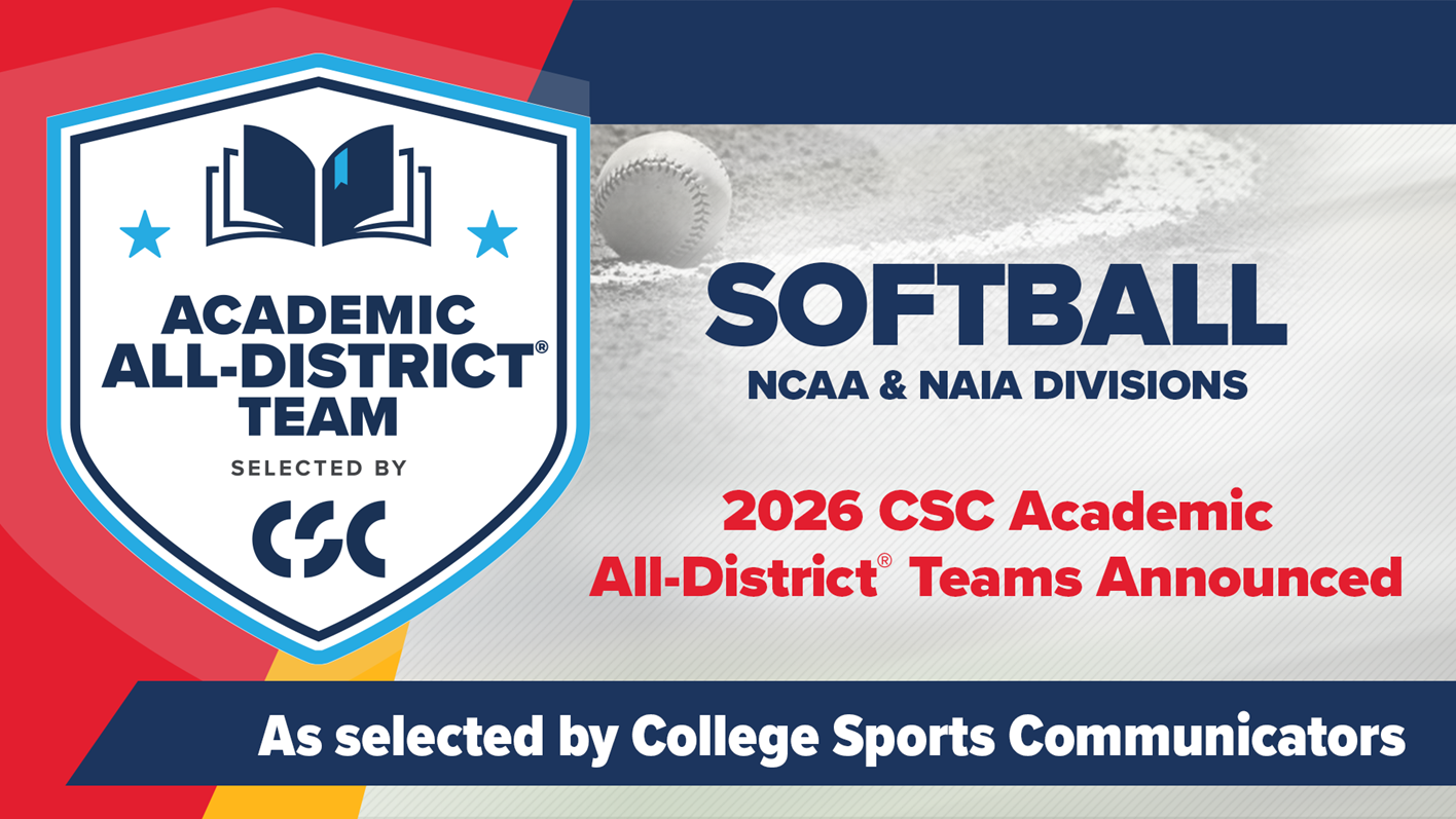 Five Softball Players Named to CSC Academic All-District Team