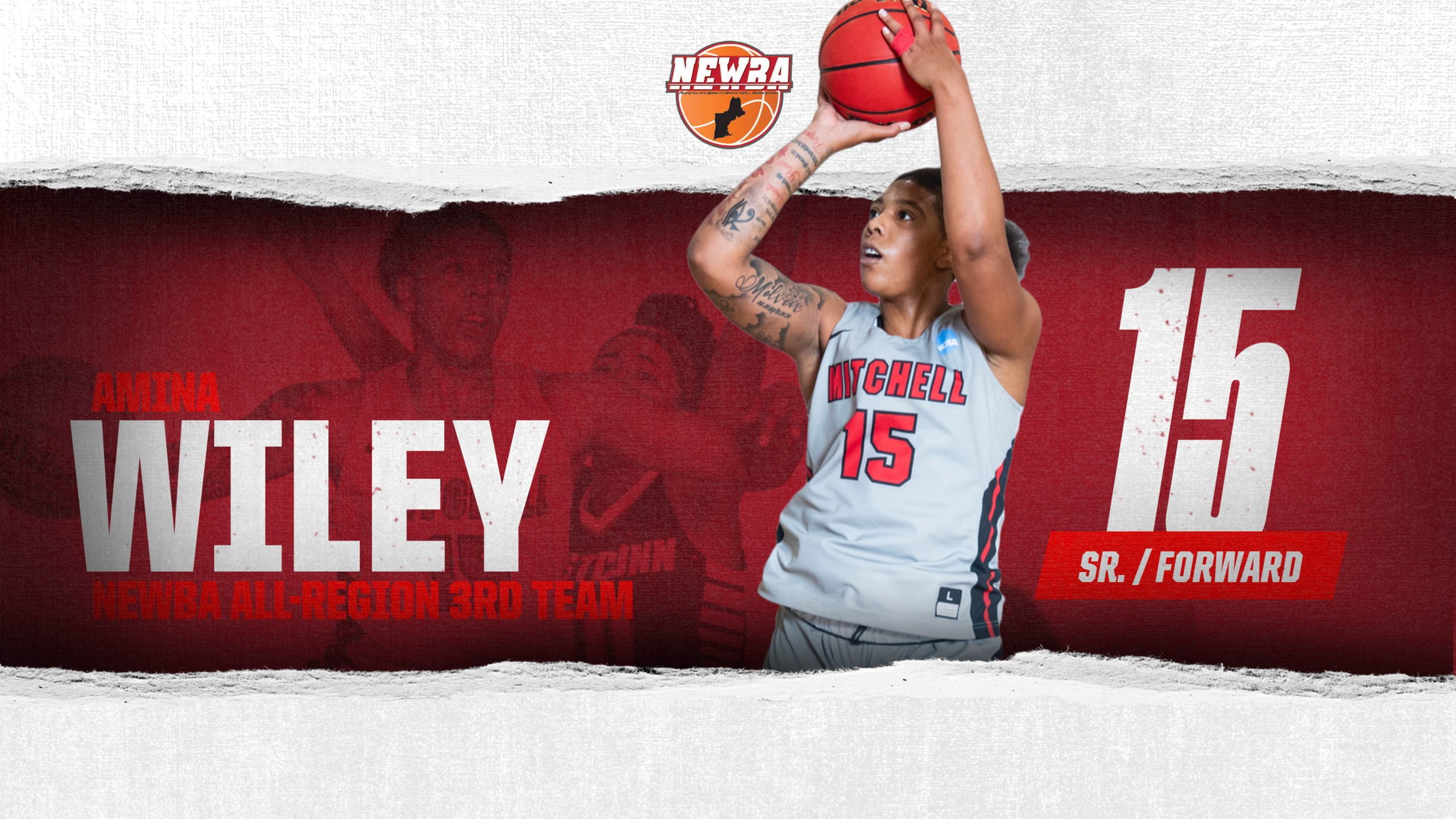 Wiley Receives NEWBA All-Region Honors