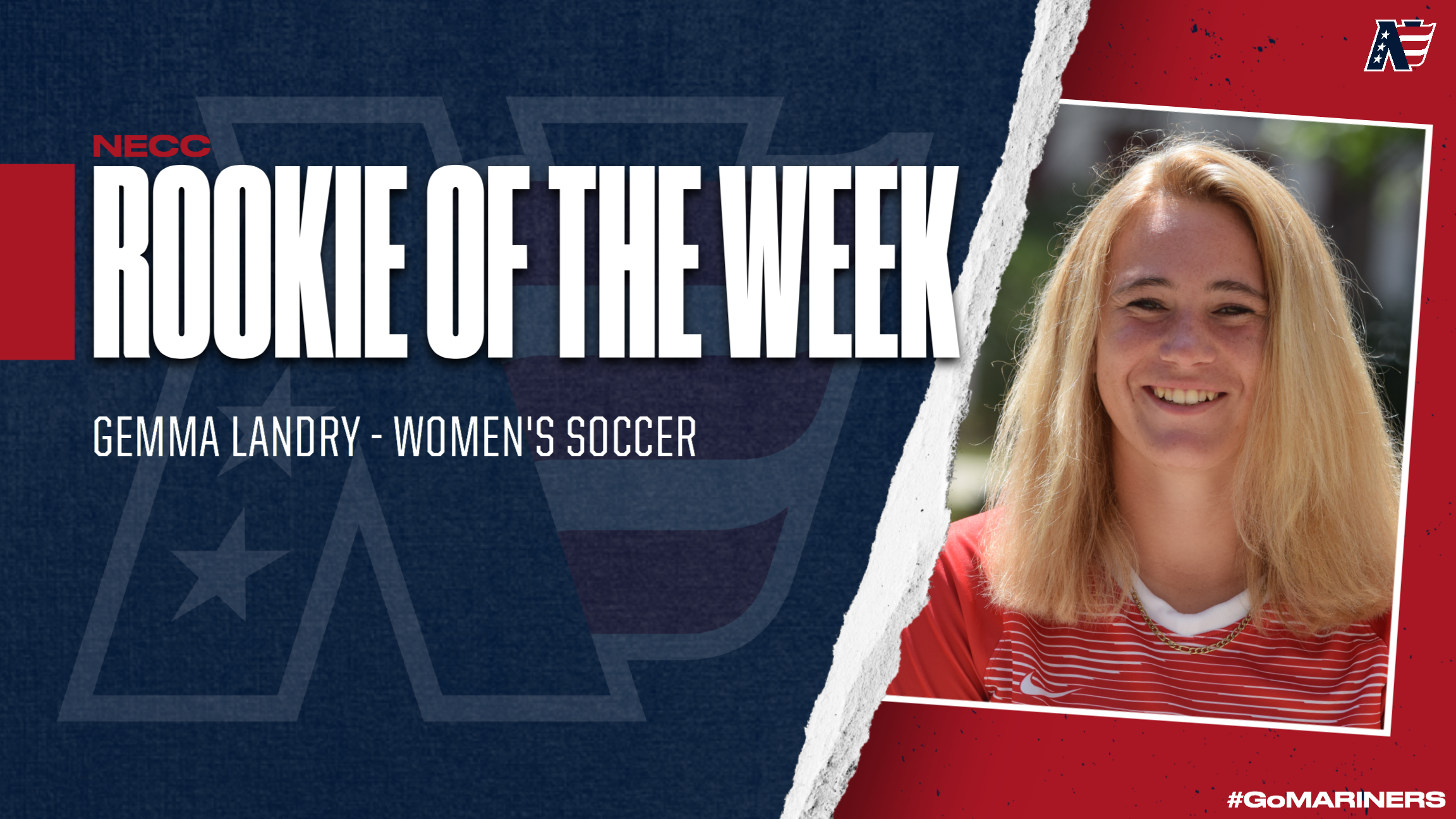 Landry Named NECC Rookie of the Week